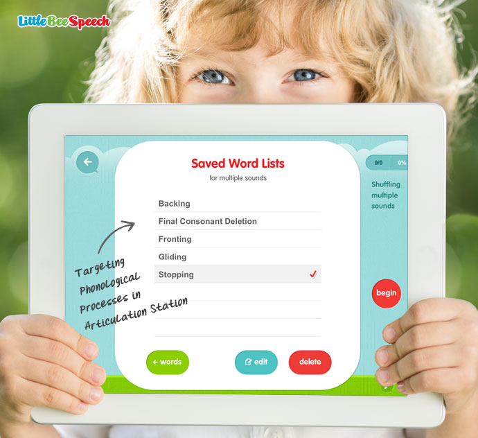 How To Target Phonological Processes in Articulation Station - Little Bee Speech