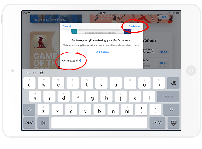 How to Redeem an App Store Promo Code on your iPad