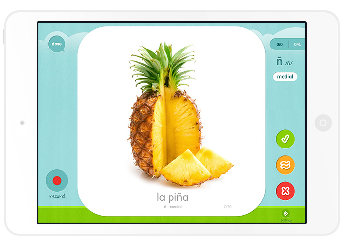 Articulation Station Español App by Little Bee Speech