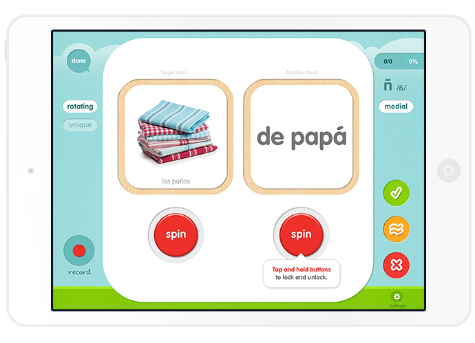 Articulation Station Español App by Little Bee Speech