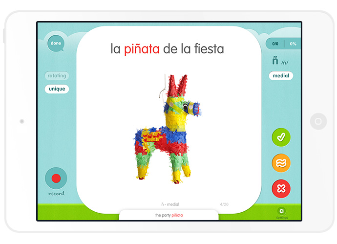 Articulation Station Español App by Little Bee Speech