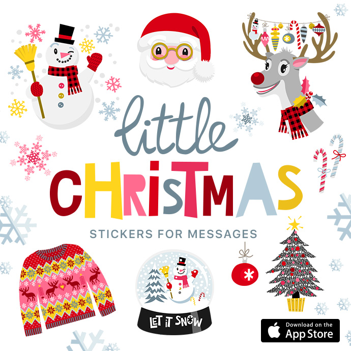 Little Christmas Stickers from Little Bee Speech