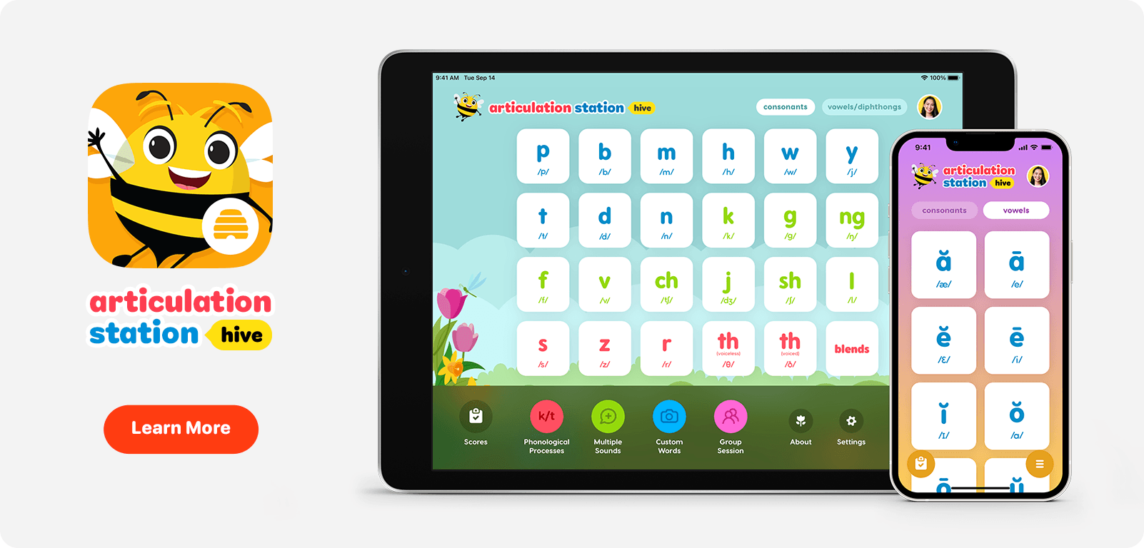 Articulation Station Hive - Comprehensive articulation practice on your iPad & iPhone